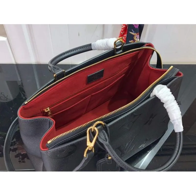 LV M45811 Louis Vuitton Grand Palais Monogram Tote Bag Black M45833