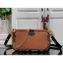 LV M45777 Louis Vuitton M80447 M80399 Multi Pochette Accessoires Bag Tan