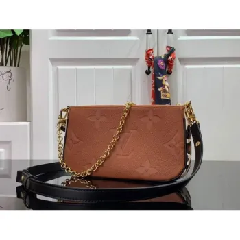 LV M45777 Louis Vuitton M80447 M80399 Multi Pochette Accessoires Bag Tan