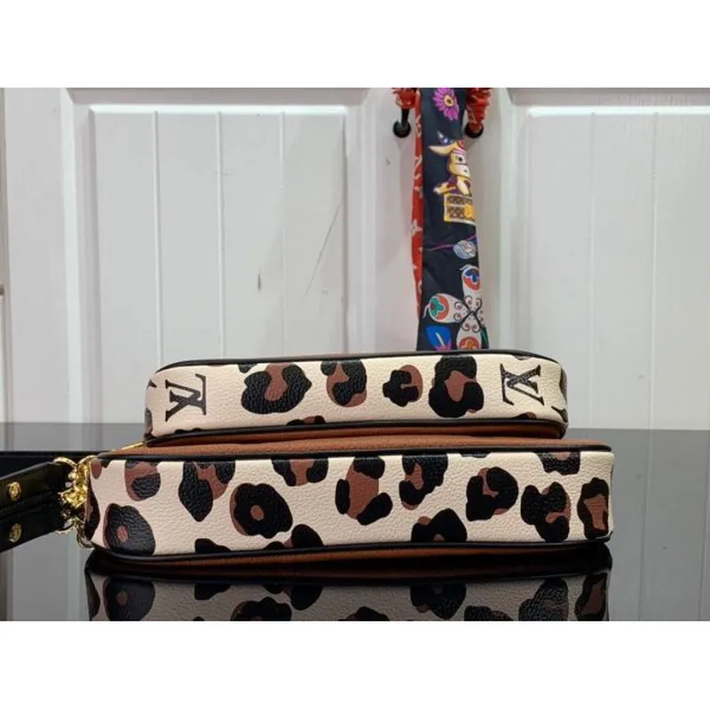 LV M45777 Louis Vuitton M80447 M80399 Multi Pochette Accessoires Bag Tan