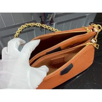 LV M45777 Louis Vuitton M80447 M80399 Multi Pochette Accessoires Bag Tan