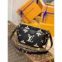 LV M45777 Louis Vuitton M80447 M80399 Multi Pochette Accessoires Bag Black and Cream