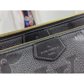 LV M45777 Louis Vuitton M80447 M80399 Multi Pochette Accessoires Bag Black