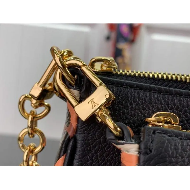 LV M45777 Louis Vuitton M80447 M80399 Multi Pochette Accessoires Bag Black