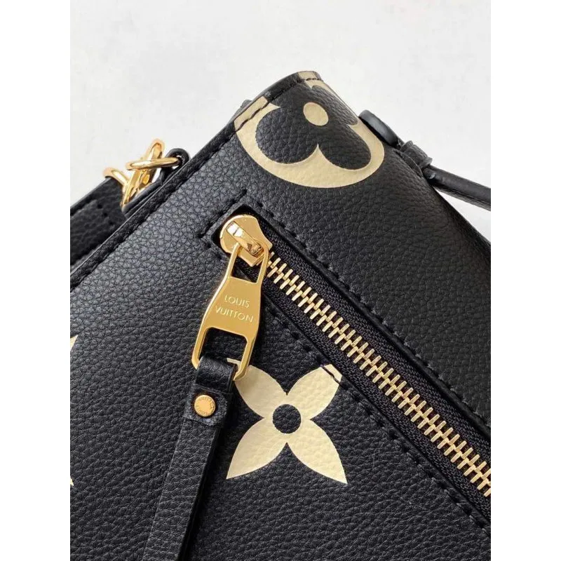 LV M45773 Louis Vuitton Pochette Métis M45596 Bag Black Beige