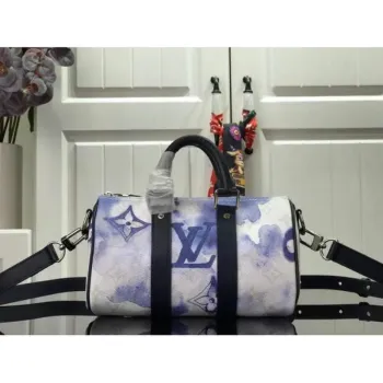 LV M45761 Louis Vuitton Keepall XS Watercolor Blue