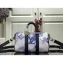 LV M45761 Louis Vuitton Keepall XS Watercolor Blue