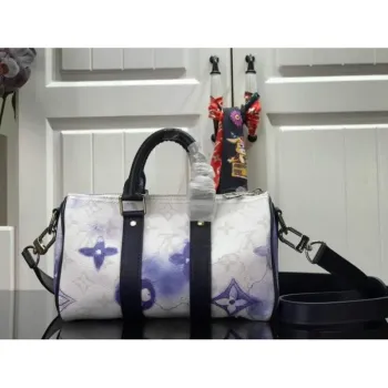 LV M45761 Louis Vuitton Keepall XS Watercolor Blue
