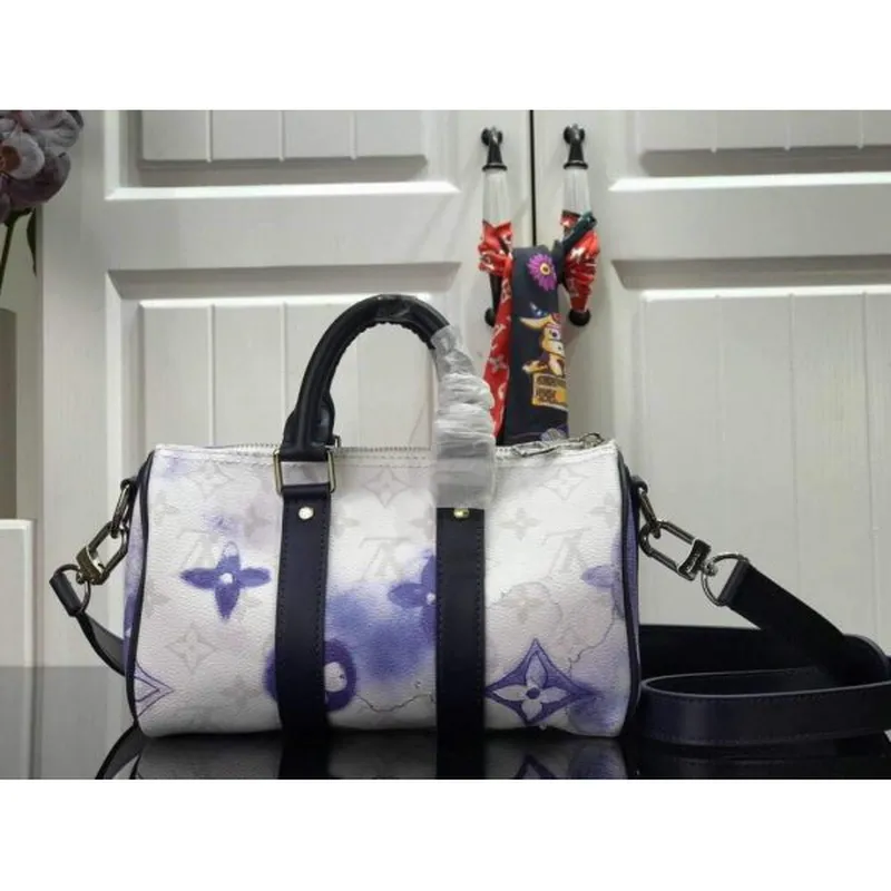 LV M45761 Louis Vuitton Keepall XS Watercolor Blue