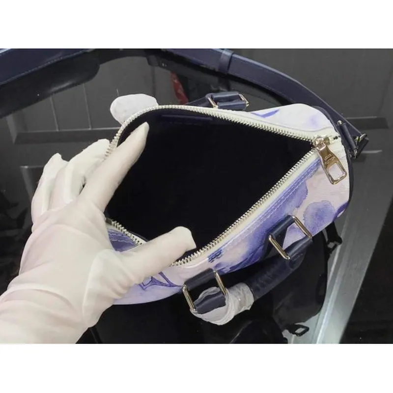 LV M45761 Louis Vuitton Keepall XS Watercolor Blue