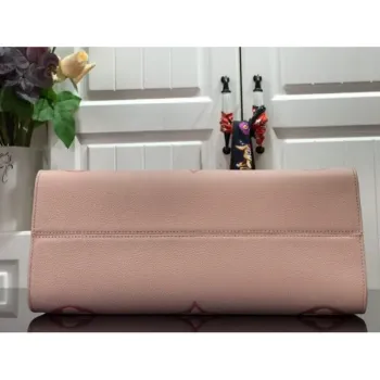 LV M45717 Louis Vuitton Onthego MM Handbag Cream/Saffron