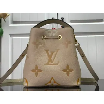 LV M45716 Louis Vuitton NéONOé BB M45709 Bag Cream Saffron