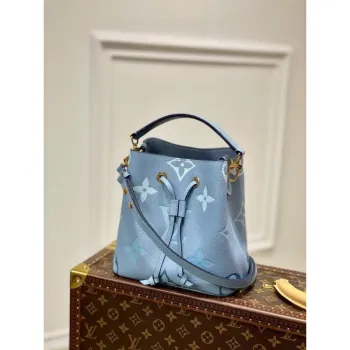 LV M45709 Louis Vuitton NéONOé BB Bag Summer Blue