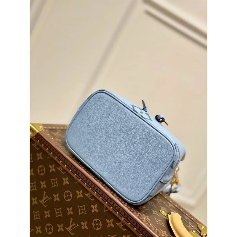 LV M45709 Louis Vuitton NéONOé BB Bag Summer Blue