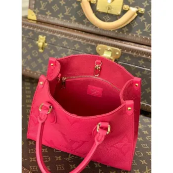 LV M45660 Louis Vuitton Onthego Pm Tote M45653 Bag Red