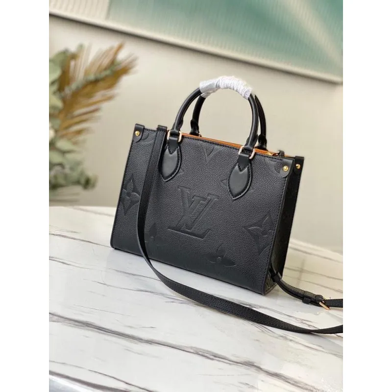 LV M45653 Louis Vuitton Onthego Pm Tote M45660 Bag Black