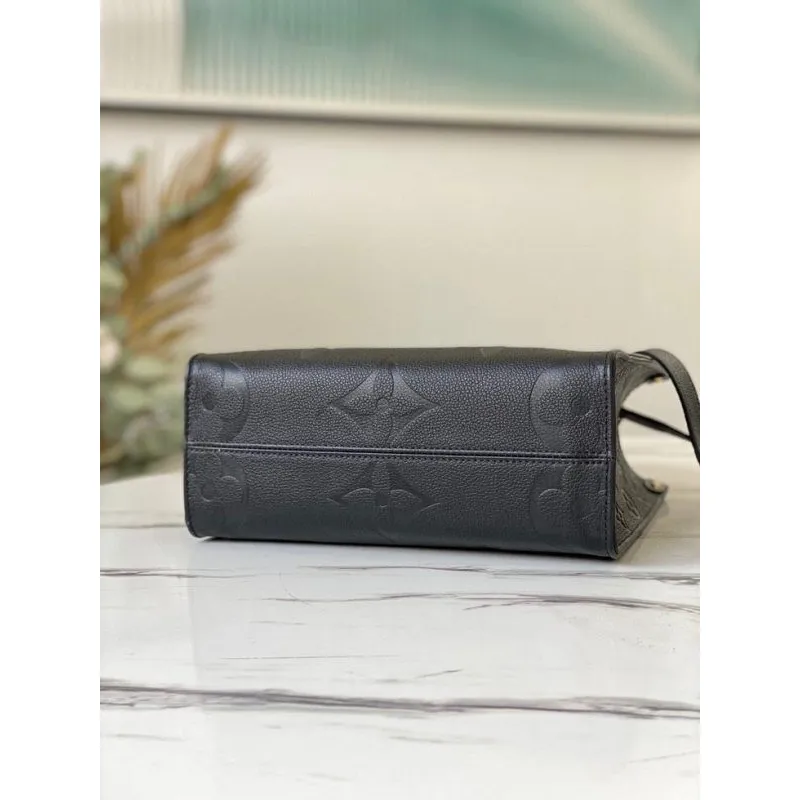 LV M45653 Louis Vuitton Onthego Pm Tote M45660 Bag Black