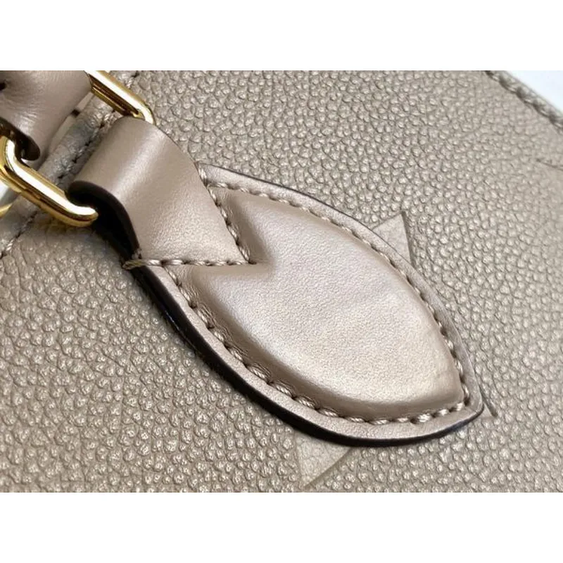 LV M45653 Louis Vuitton Onthego Pm Tote M45660 Bag Beige and Gray