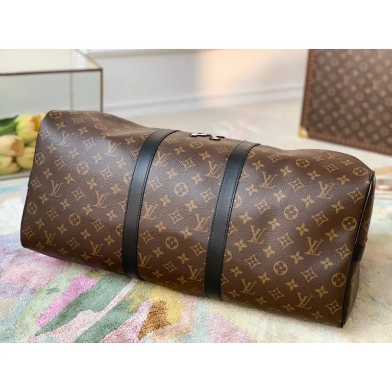 LV M45616 Louis Vuitton Keepall Bandouliere 50 Monogram