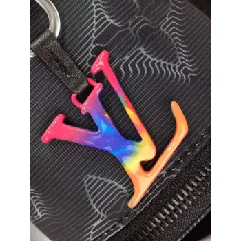 LV M45604 Louis Vuitton 2054 Expandable Polochon Bag Black