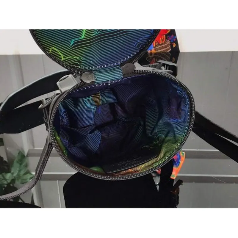 LV M45604 Louis Vuitton 2054 Expandable Polochon Bag Black