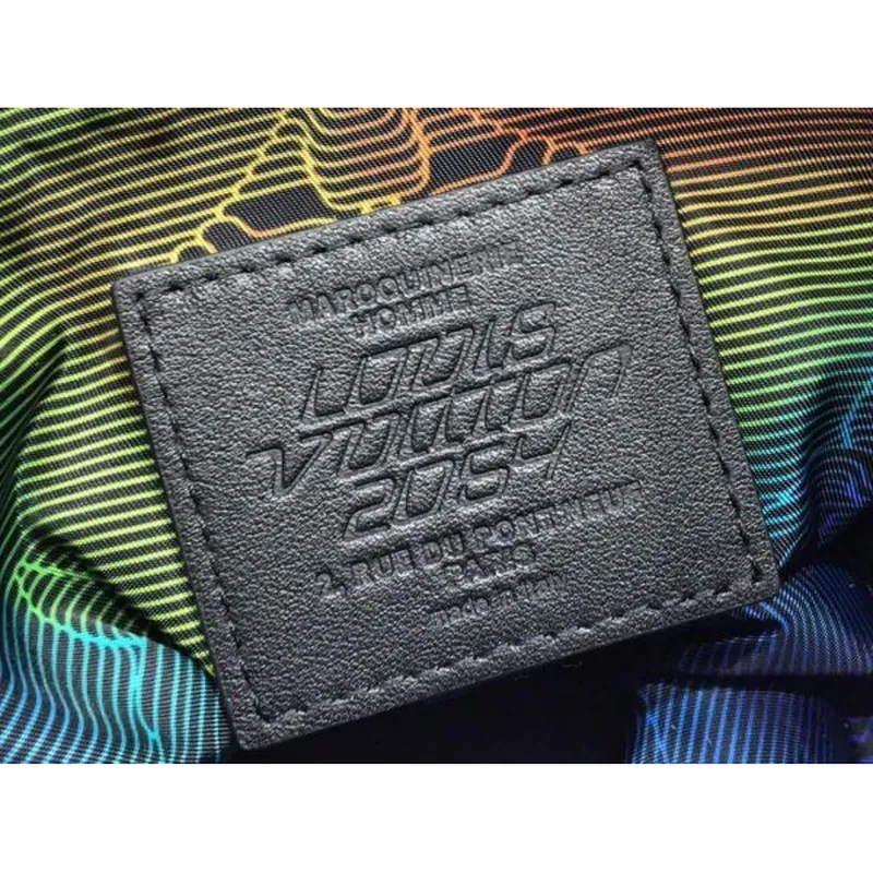 LV M45604 Louis Vuitton 2054 Expandable Polochon Bag Black