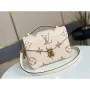 LV M45596 Louis Vuitton M45773 Pochette Metis Bag Cream and Rose Pink