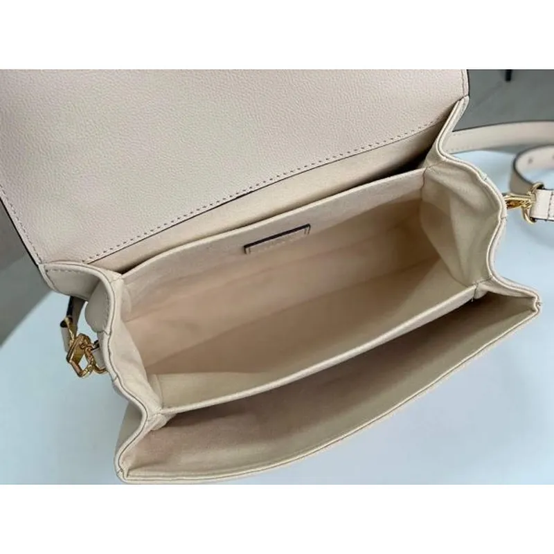 LV M45596 Louis Vuitton M45773 Pochette Metis Bag Cream and Rose Pink
