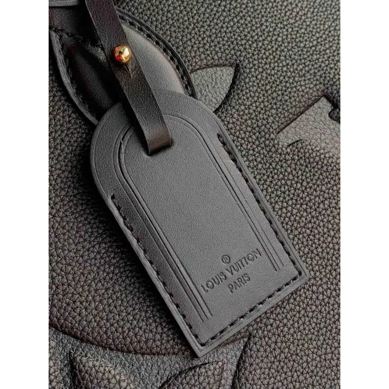 LV M45595 Louis Vuitton Onthego MM M45660 Bag Monogram Empreinte Leather Black