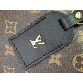 LV M45571 Louis Vuitton Petite Malle Souple Bag Monogram Black