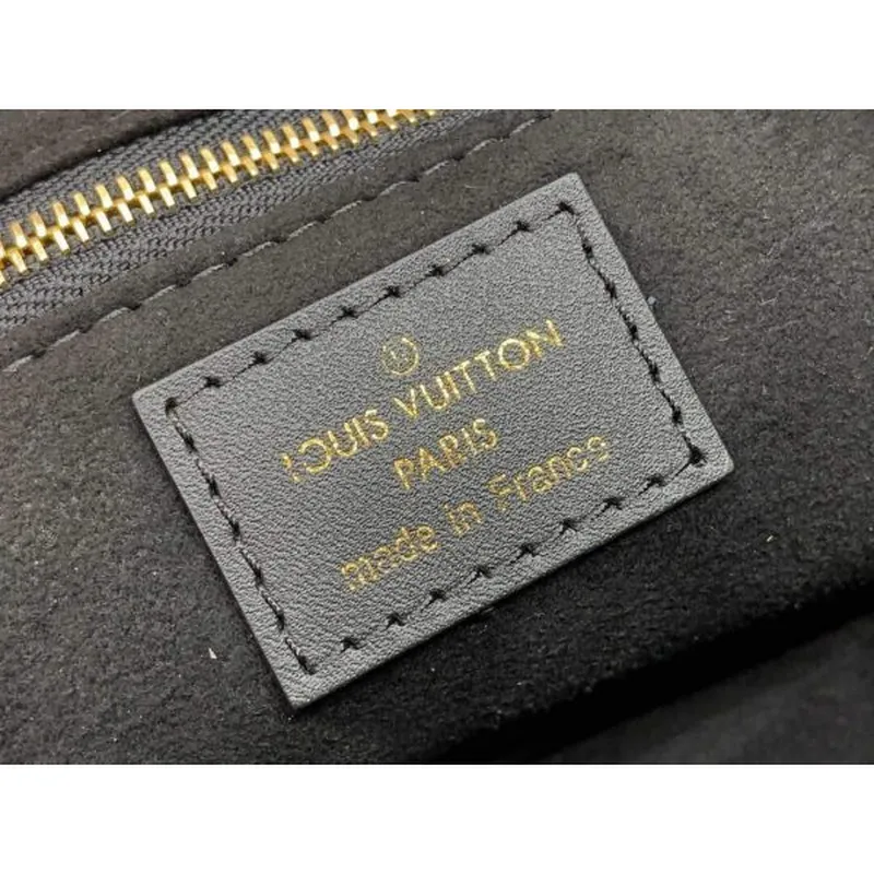 LV M45571 Louis Vuitton Petite Malle Souple Bag Monogram Black