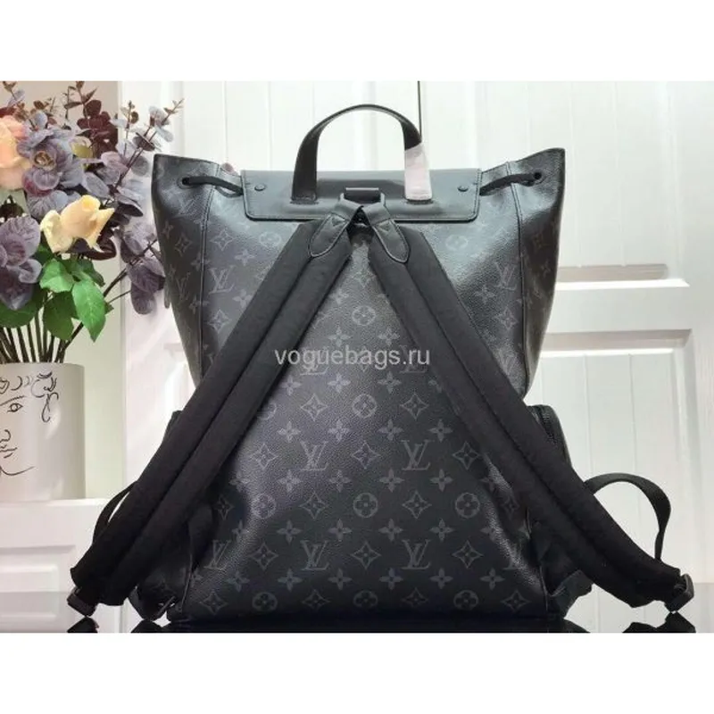 LV M45538 Louis Vuitton Backpack Trio Travel Monogram Eclipse M45670 Bag