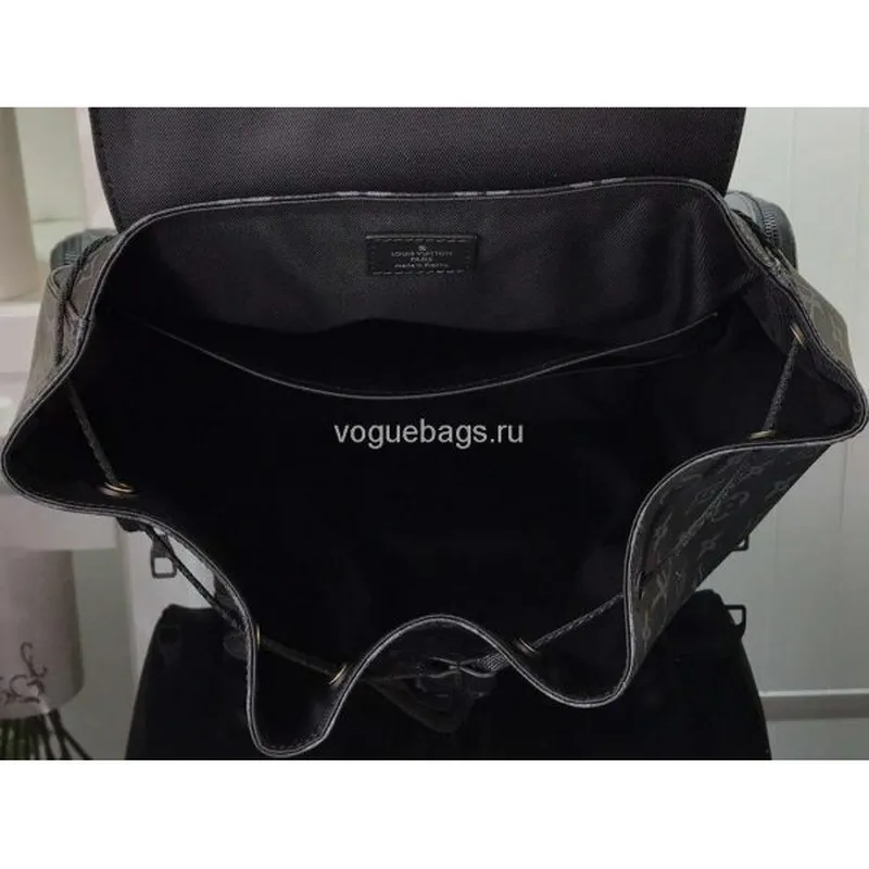 LV M45538 Louis Vuitton Backpack Trio Travel Monogram Eclipse M45670 Bag