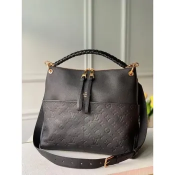 LV M45522 Louis Vuitton Maida Hobo Tote Bag Black
