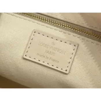 LV M45394 Louis Vuitton Petite Malle Souple Bag M45393 Leather Cream