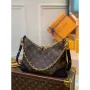 LV M45381 Louis Vuitton Odeon PM Shoulder Bag Monogram Black