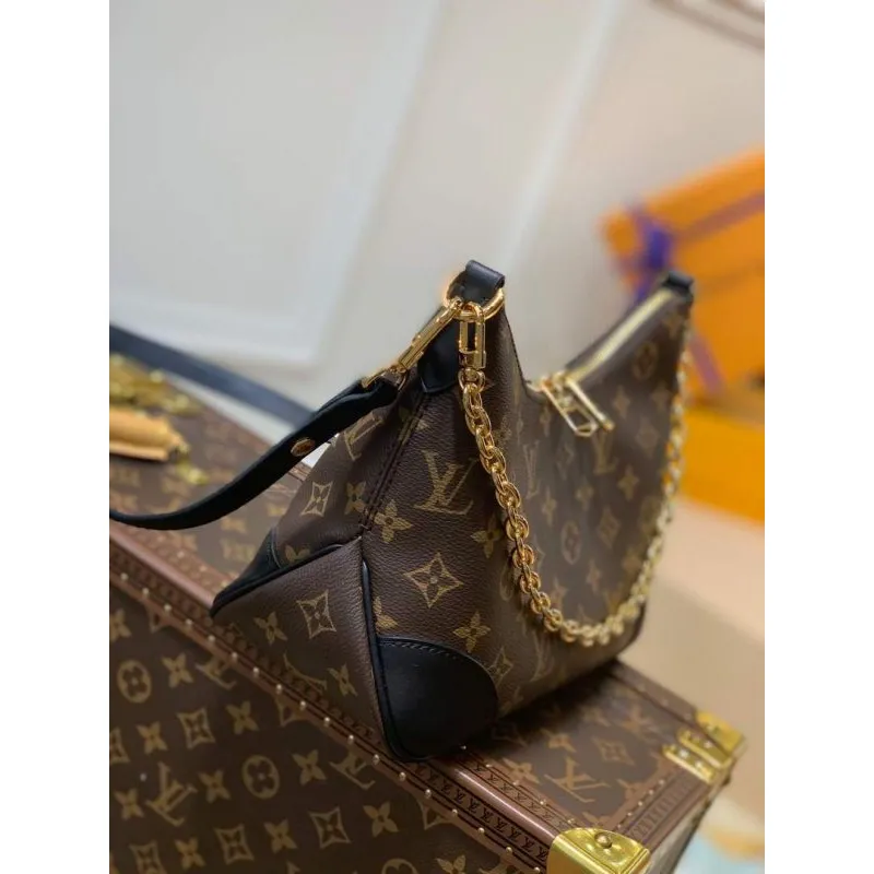 LV M45381 Louis Vuitton Odeon PM Shoulder Bag Monogram Black