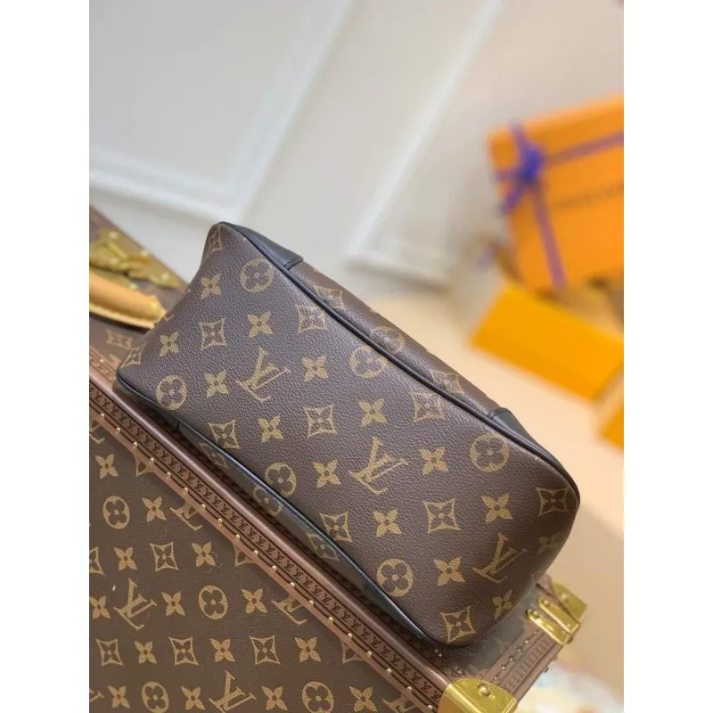 LV M45381 Louis Vuitton Odeon PM Shoulder Bag Monogram Black
