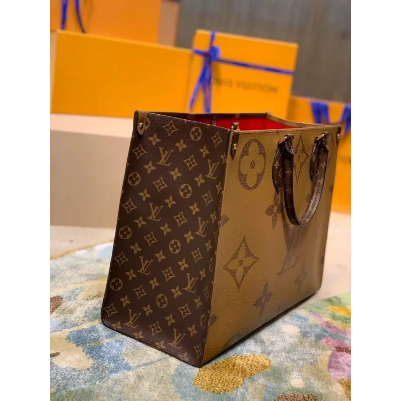 LV M45320 Louis Vuitton Onthego GM Monogram Handbag