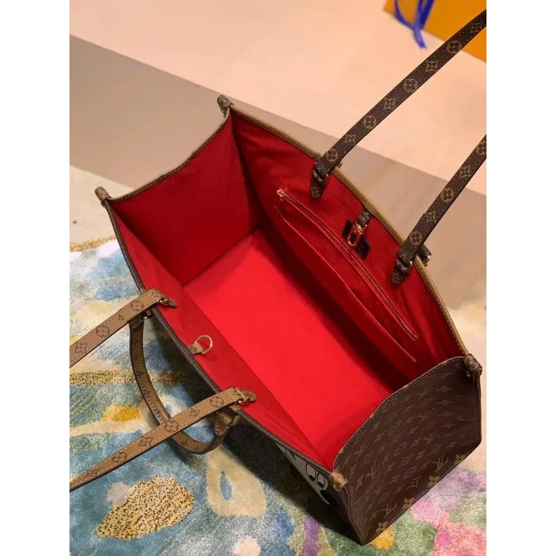 LV M45320 Louis Vuitton Onthego GM Monogram Handbag