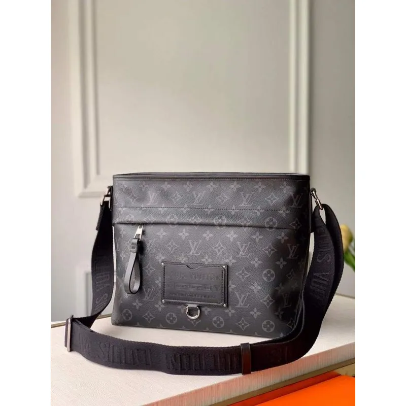 LV M45216 Louis Vuitton Besace Zippee Medium Messenger Bag Black