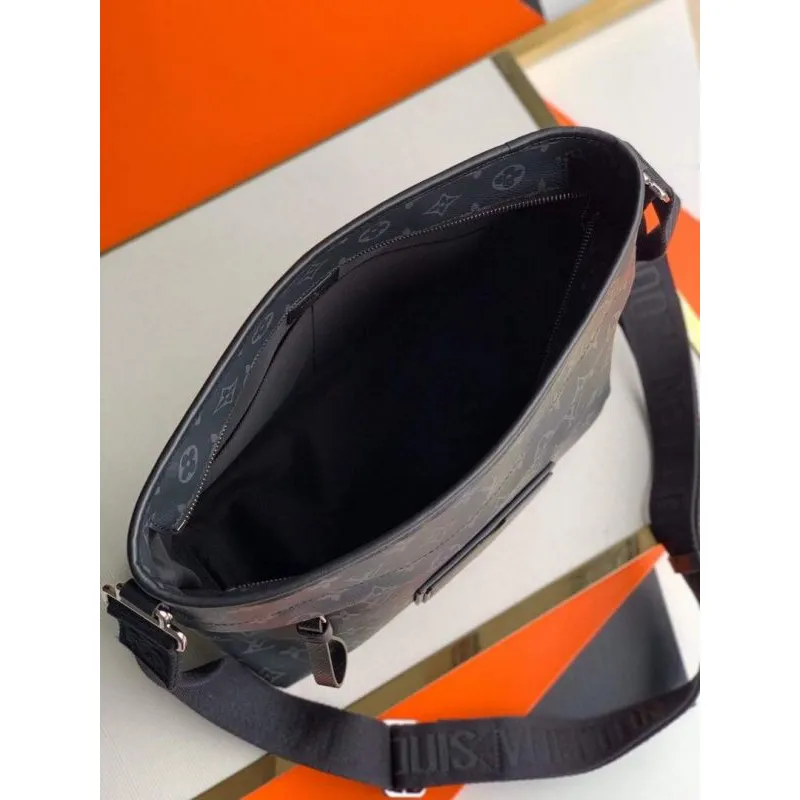 LV M45216 Louis Vuitton Besace Zippee Medium Messenger Bag Black