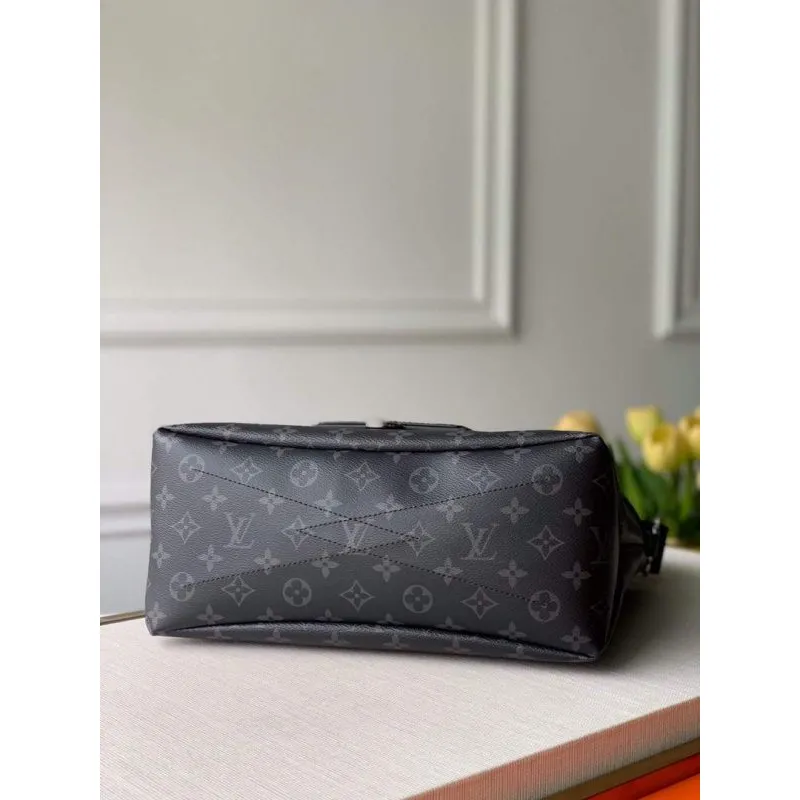 LV M45216 Louis Vuitton Besace Zippee Medium Messenger Bag Black