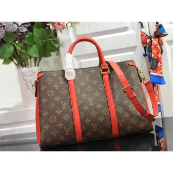 LV M44898 Louis Vuitton Soufflot MM Bag M44817 Monogram Canvas Red