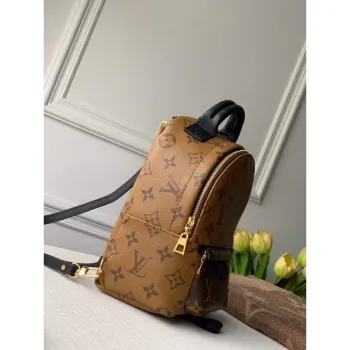 LV M44872 Louis Vuitton Palm Springs MINI Monogram Reverse Canvas Bag