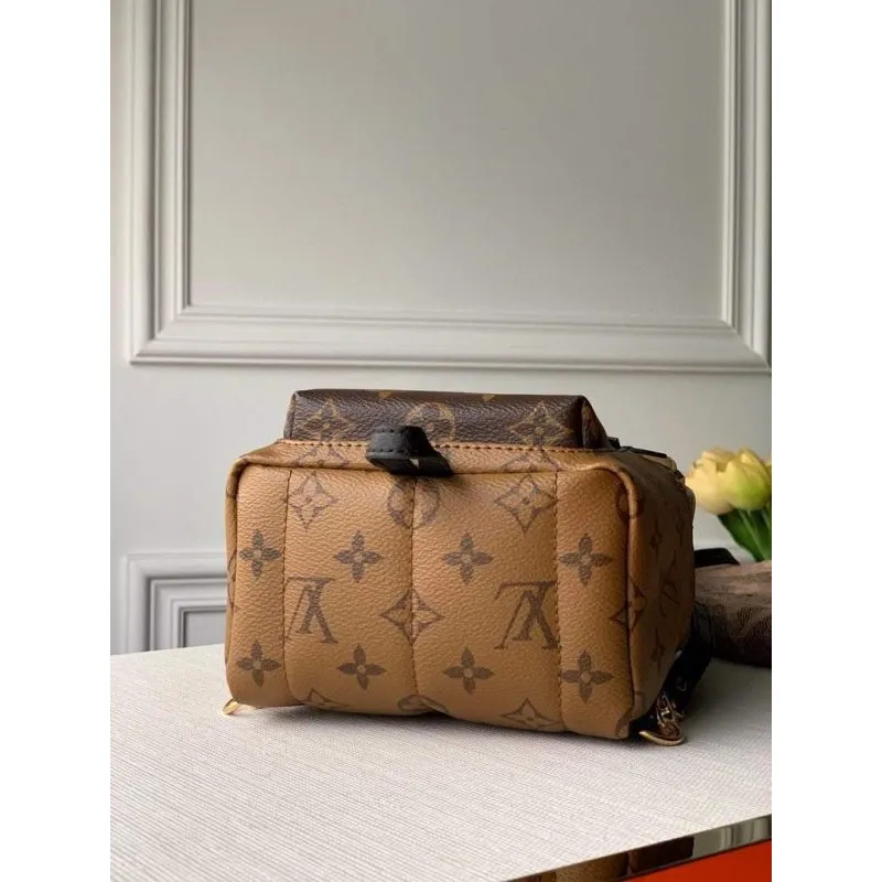 LV M44872 Louis Vuitton Palm Springs MINI Monogram Reverse Canvas Bag