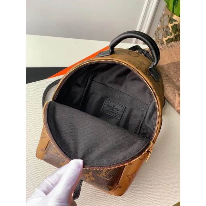 LV M44872 Louis Vuitton Palm Springs MINI Monogram Reverse Canvas Bag