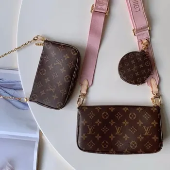 LV M44840 Louis Vuitton Multi Pochette M44813 Bag Pink