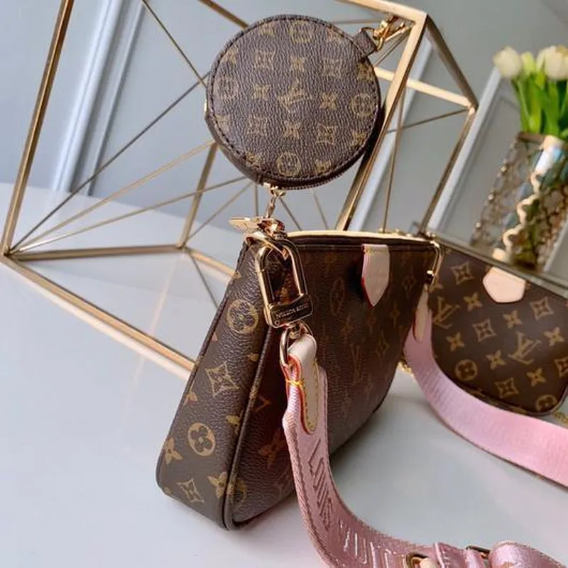LV M44840 Louis Vuitton Multi Pochette M44813 Bag Pink