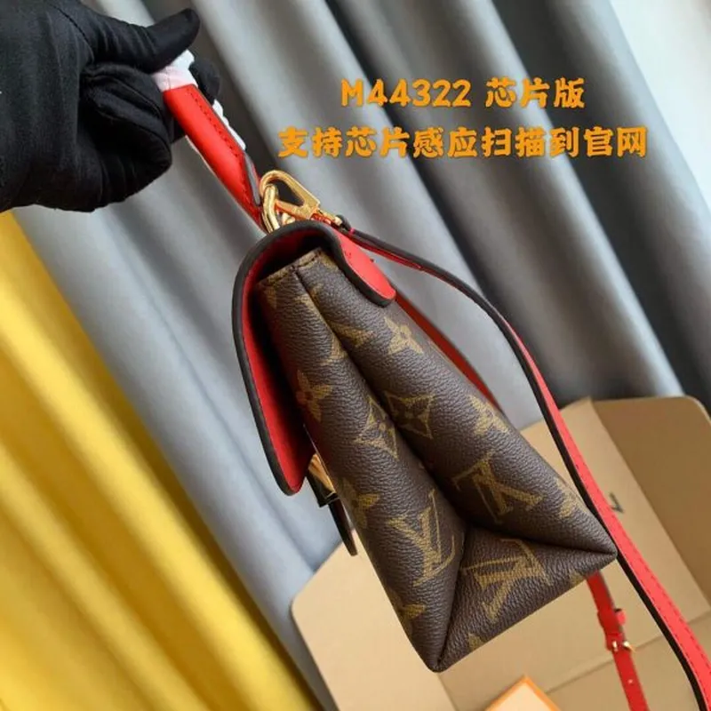 LV M44322 Louis Vuitton Locky BB Monogram Red M44321 Bag